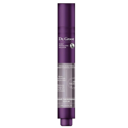Award-Winning Hair Thickening Serum for Hair Loss, Thinning Hair, Korean Hair Care, Scalp Treatment, Clinically Tested, Thicker, Reduces Oil, Roll On